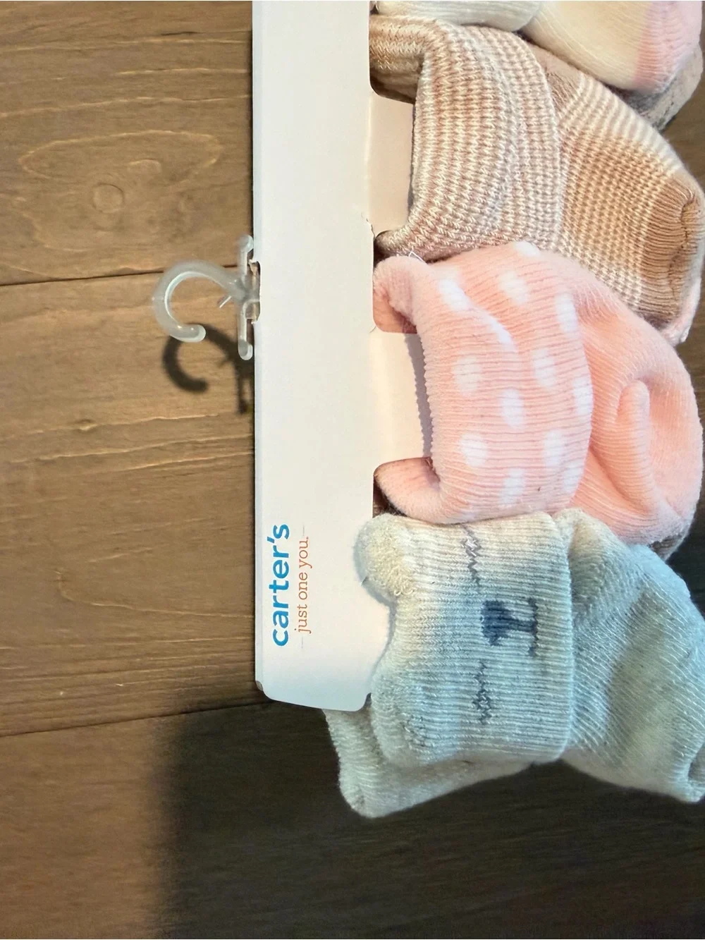 Carter's Infant Sock Set - Pink, Cream, Light Gray